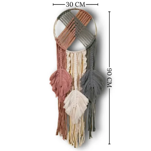 ATR-011-final Atrapasueños Boho Multicolor 30x90cm