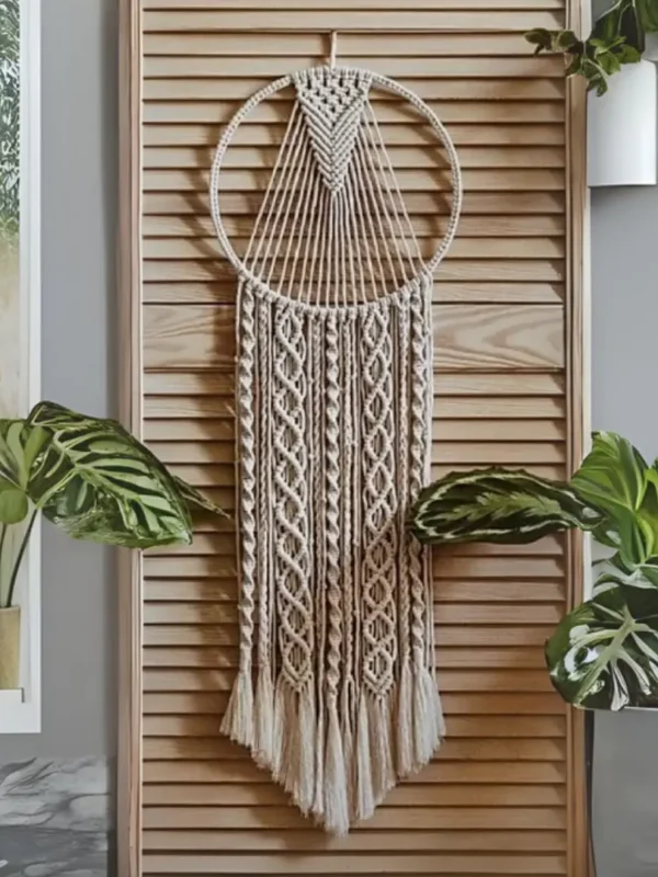 Atrapasueños Macramé Lines 30x75cm