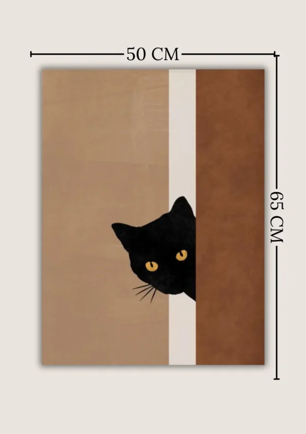 CUA-001-final Cuadro "Gato curioso" 50x65 cm