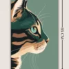 Cuadro "Feline Royalty" 50x65cm