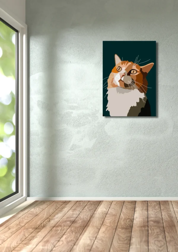 CUA-008-cover Cuadro "Starlit Whiskers" 50x65cm