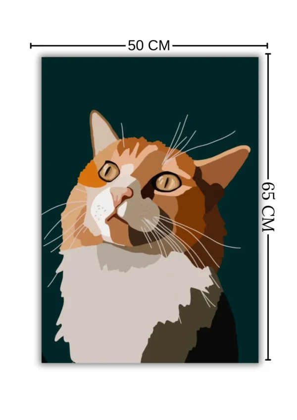 CUA-008-final Cuadro "Starlit Whiskers" 50x65cm
