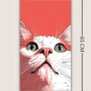 Cuadro "The Curious Cat" 40x65cm