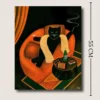 Cuadro "Hot & Smoky" 50x55cm