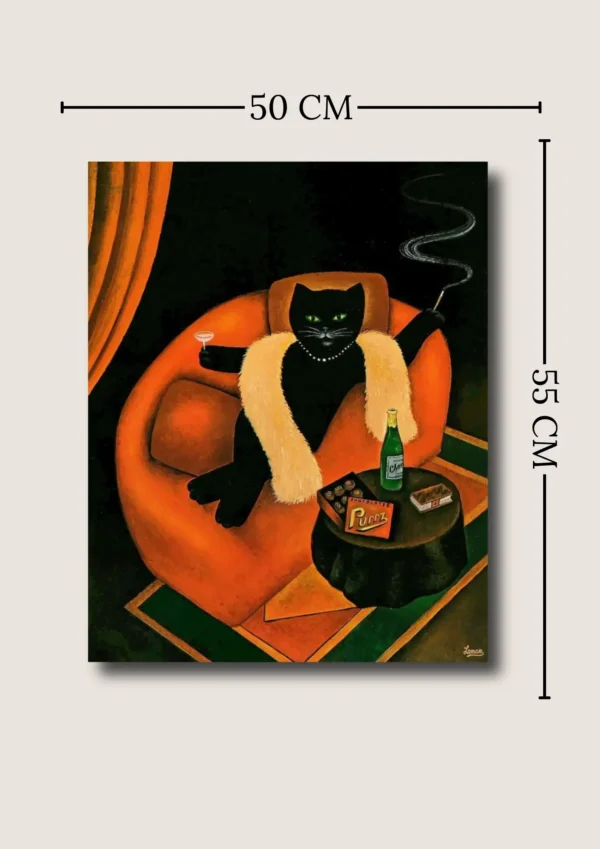 CUA-010 (3) Cuadro "Hot & Smoky" 50x55cm