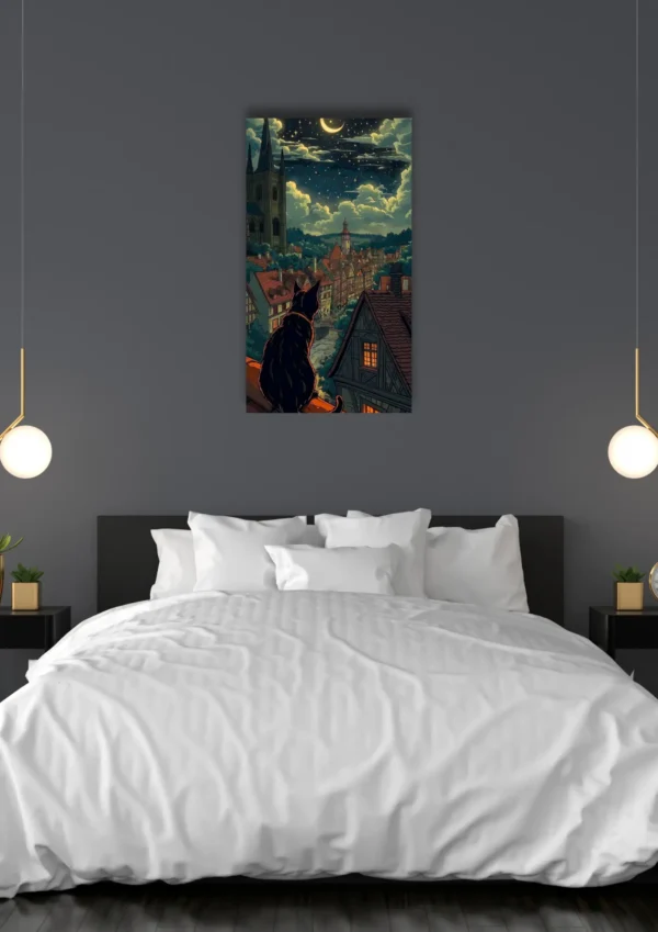 CUA-012 (2) Cuadro "The City Night" 40x65 cm