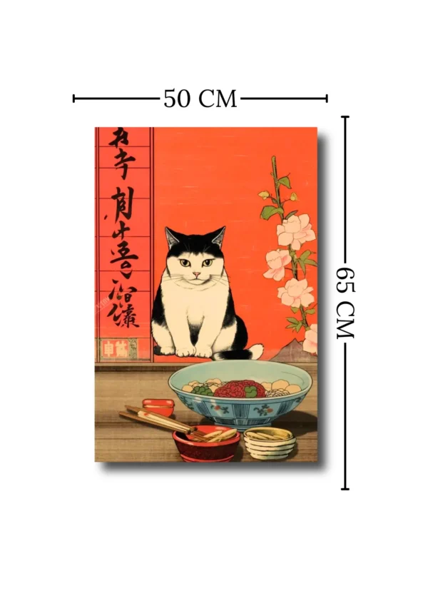 CUA-015 (3) Cuadro "Neko no Yume" 50x65cm