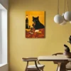 Cuadro "Le Chat Sommelier" 50x65cm