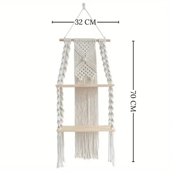 Estantería Macramé 32x70cm