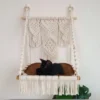 PET-006-second Bed Macramé Cat 40x65cm