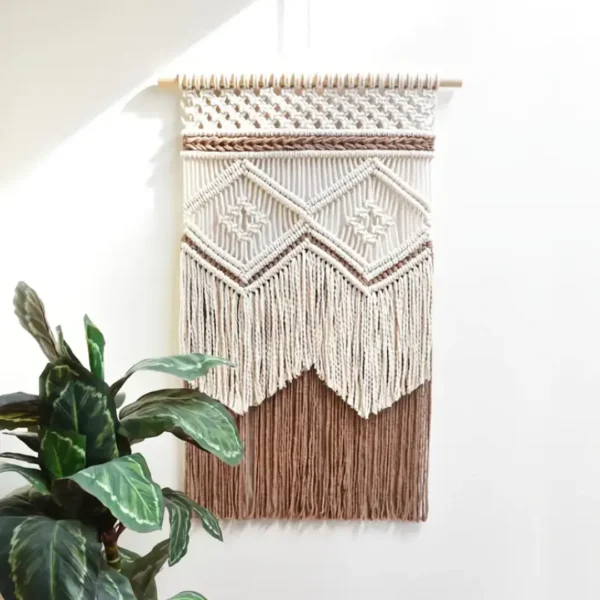 TAP-001-cover Tapiz Macramé Geometric Multicolor 40x70cm