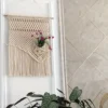 Tapiz Macramé con adorno floral 50x60cm