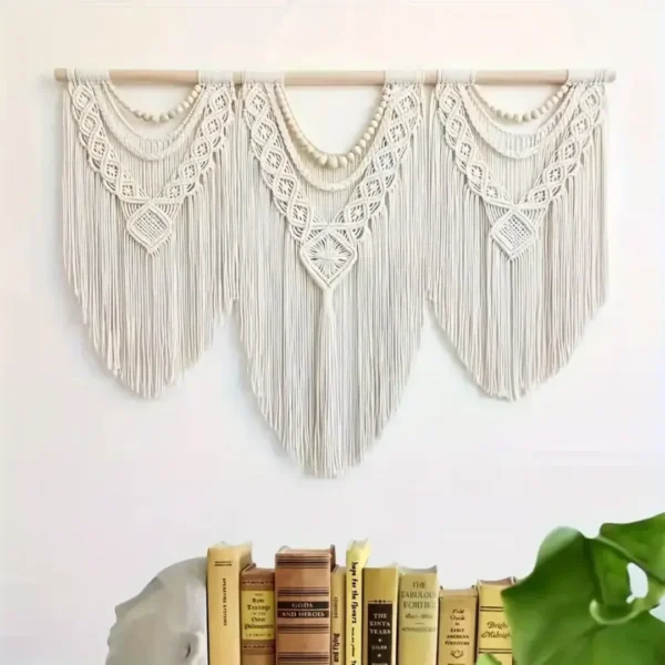 TAP-009-second Tapiz Macramé de 3 cuerpos 110x80cm