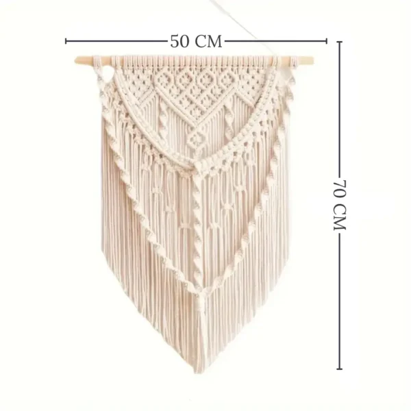 TAP-011-final Tapiz Macramé Natural con trenza 50x70cm