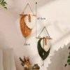 Mini Hojas Macramé Boho 20x40cm