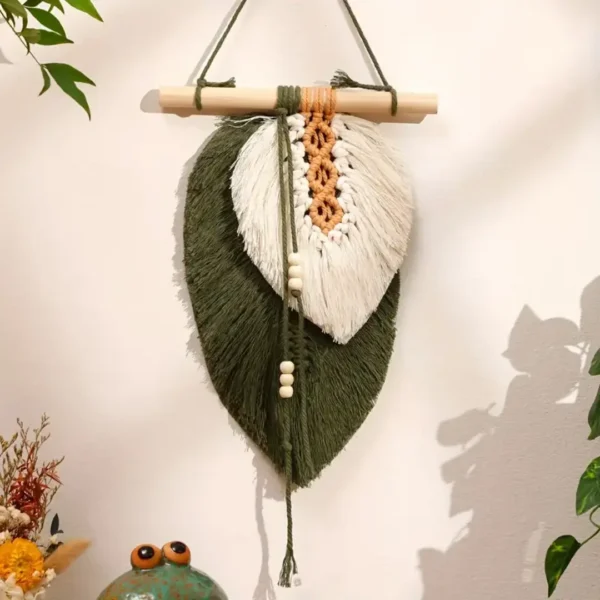 TAP-013-second Mini Hojas Macramé Boho 20x40cm