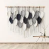 Tapiz Macramé con Hojas Multicolor 100x80cm