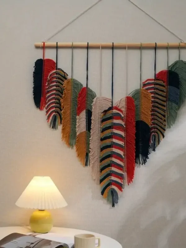 Tapiz Plumas Rústica 80x100cm