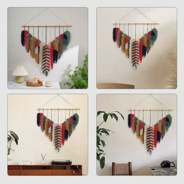 TAP-016-tercero Tapiz Plumas Rústica 80x100cm