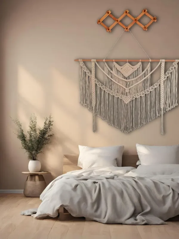 Tapiz Macramé Natural 100x70cm