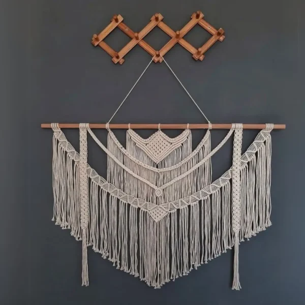 Tapiz Macramé Natural 100x70cm