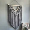 Tapiz Macramé Elegante Verde Petroleo 70x100cm